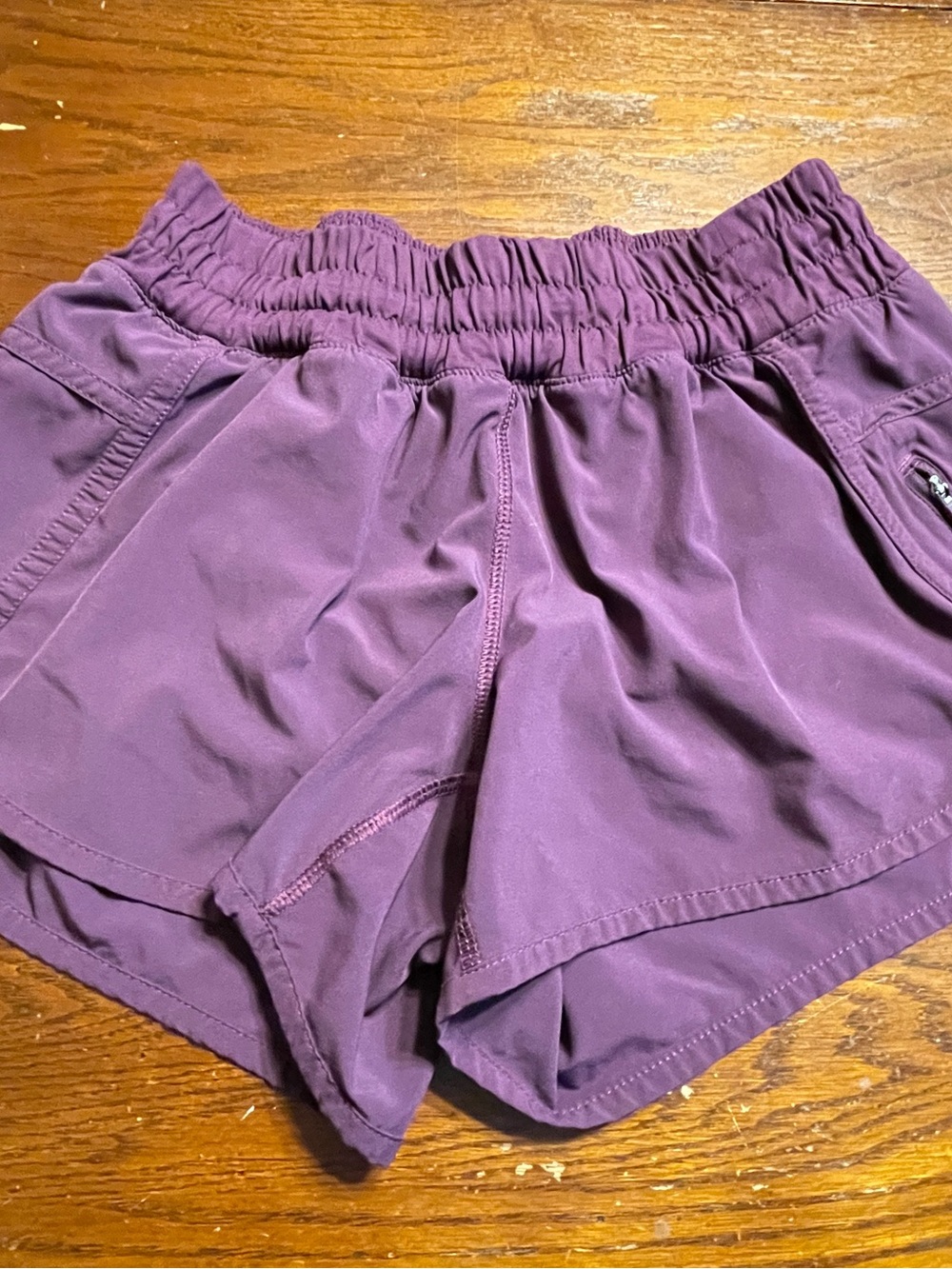 Lululemon dark purple shorts size 4